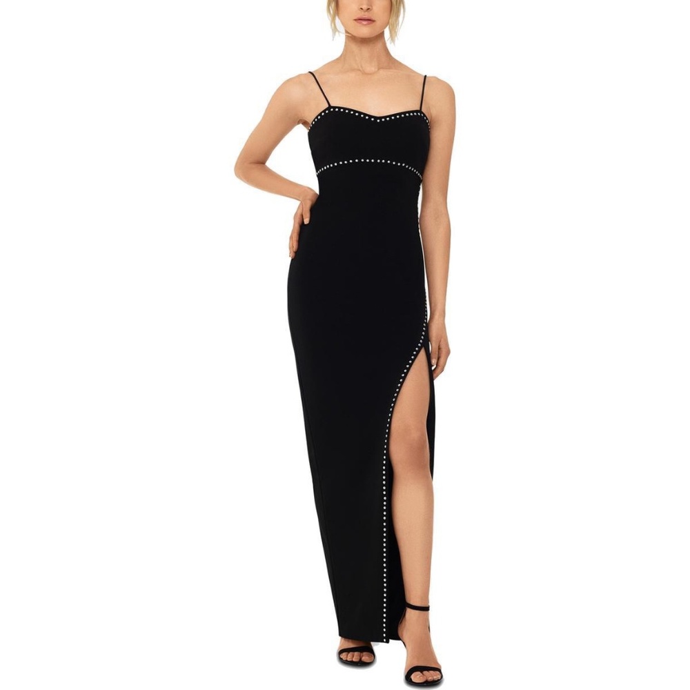 *NWT* XSCAPE STUDDED SLEEVELESS EVENING DRESS | 10